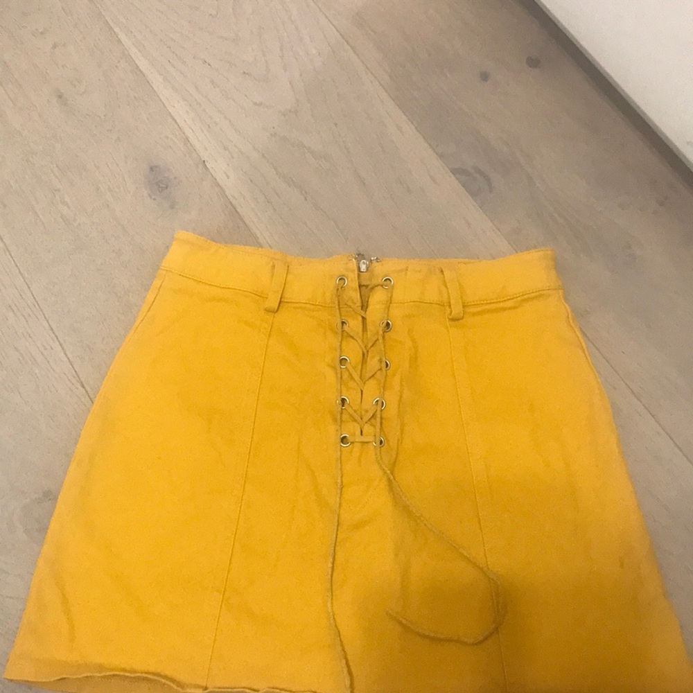 Yellow skirt